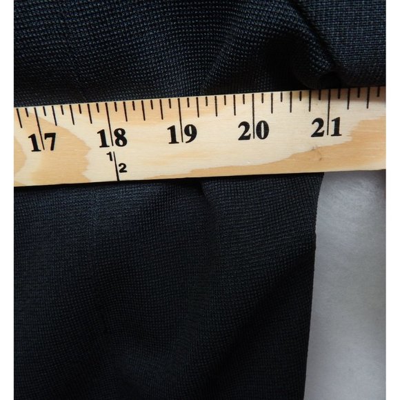 Exclusively Misook Womens Black Knit Full Zip Up Sweater Washable Size 1X - Picture 8 of 10